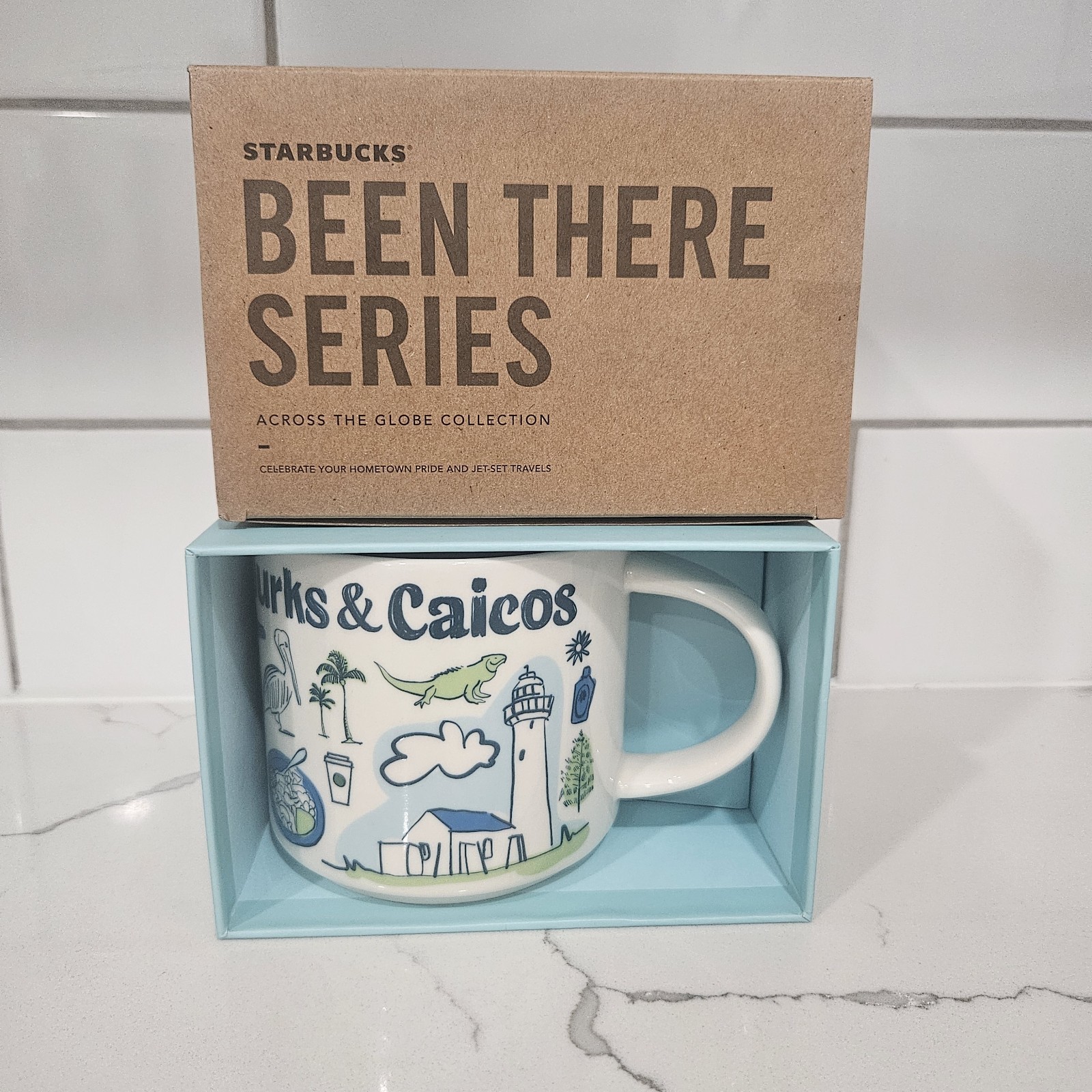 Starbucks 2018 Turks and Caicos Been There Across The Globe Mug NEW IN BOX