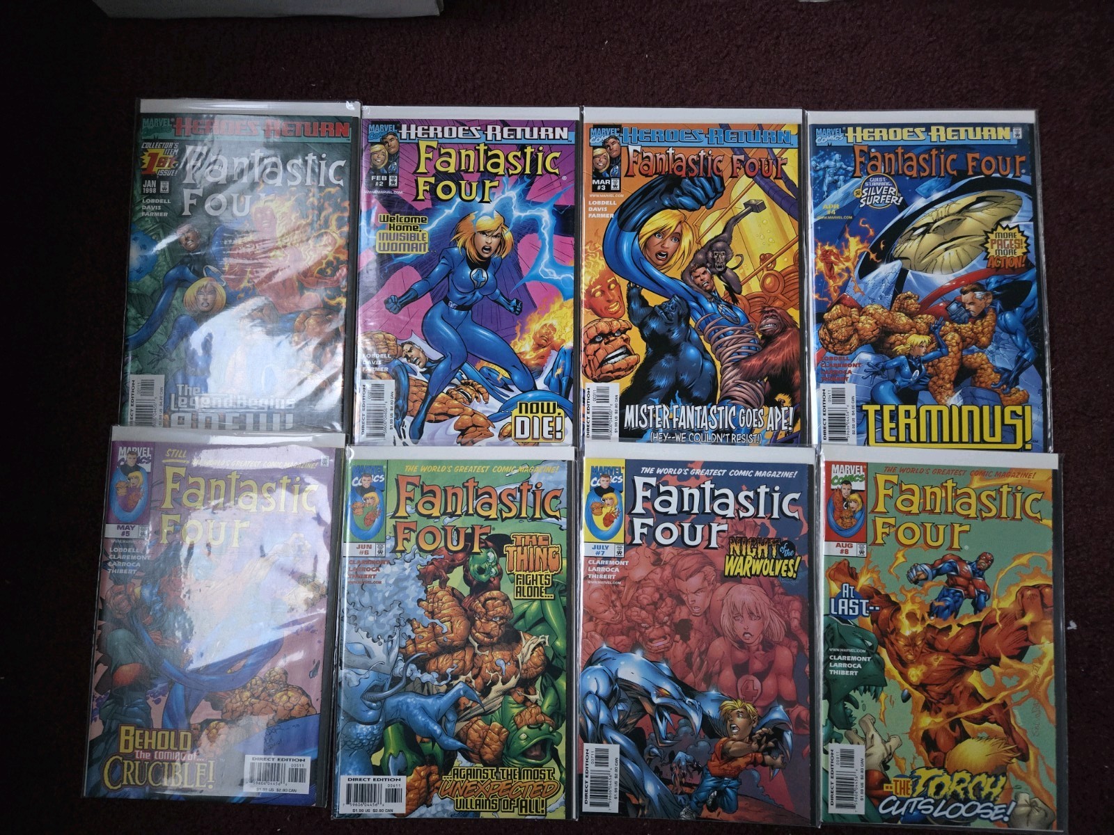 Fantastic Four Lot of 90 Issues (Vol. 3) & Annuals 1998-2001 Marvel Comics NM/M