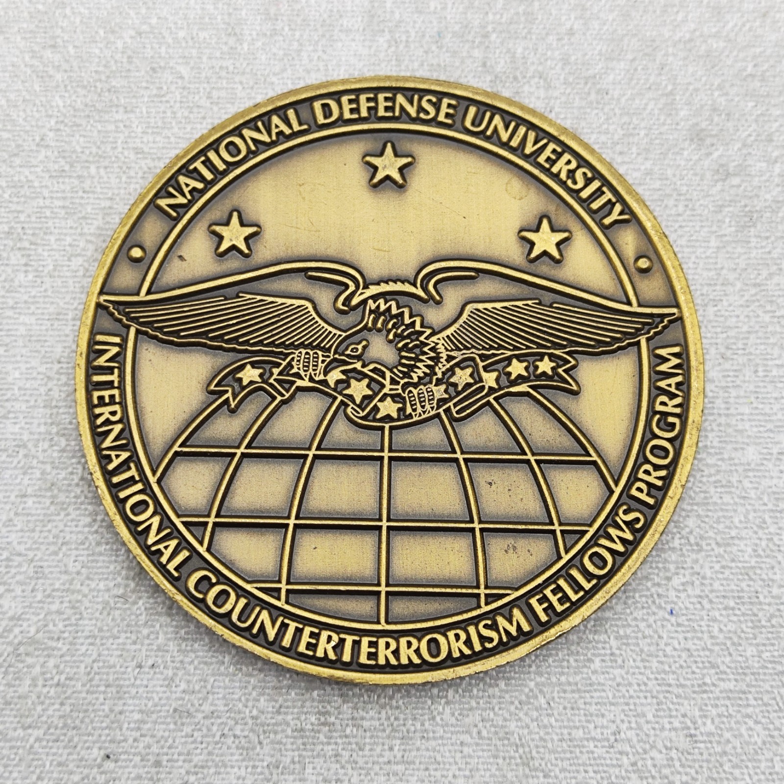 US NATIONAL DEFENSE UNIVERSITY CHALLENGE COIN
