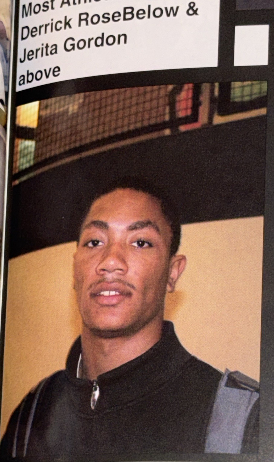 2007 Derrick Rose Sr High School Yearbook ~ Chicago Bulls Legend  ~ NBA All Star
