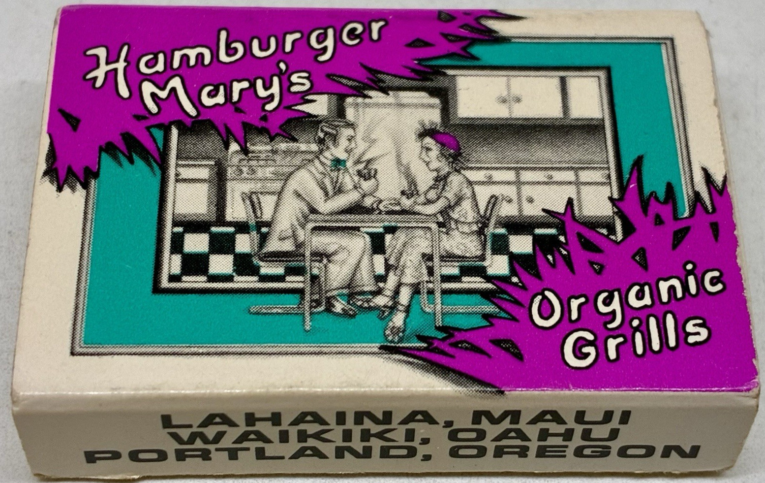 Hamburger Mary's Gay Drag Restaurant San Francisco California Matchbox Matchbook