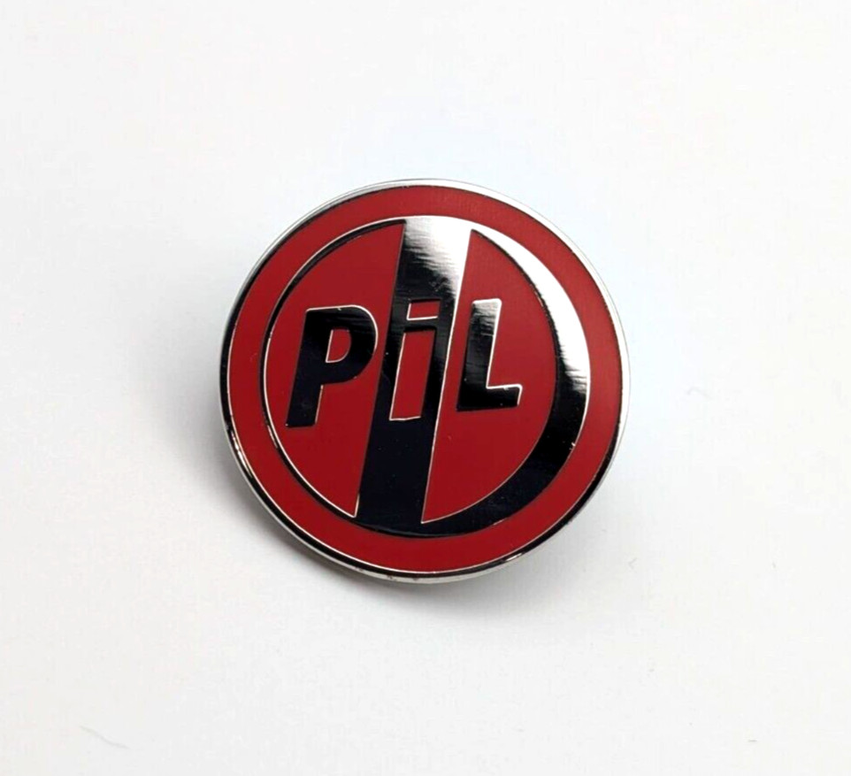 Public Image LTD - PIL - First Issue - Post Punk - Metal Enamel Brooch Pin