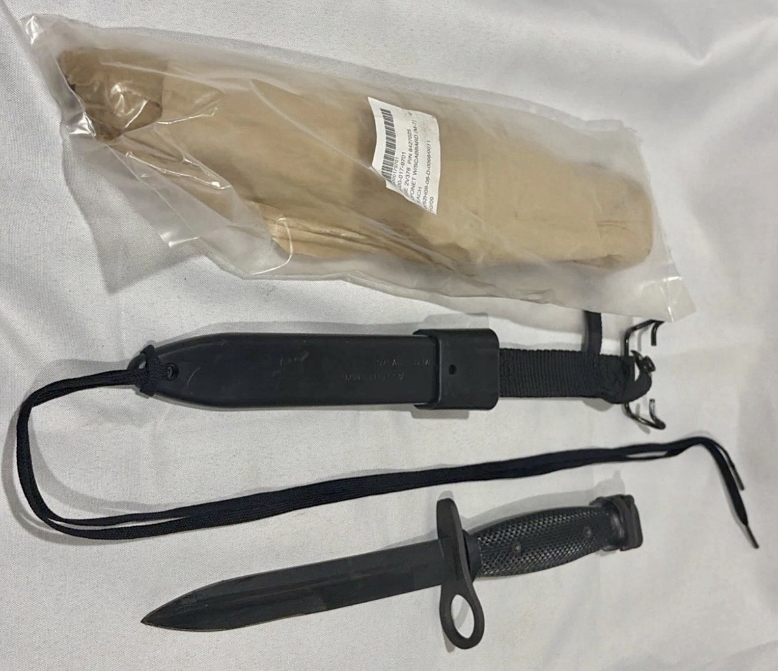 Ontario USGI OKC M7 Bayonet with M10 Scabbard 