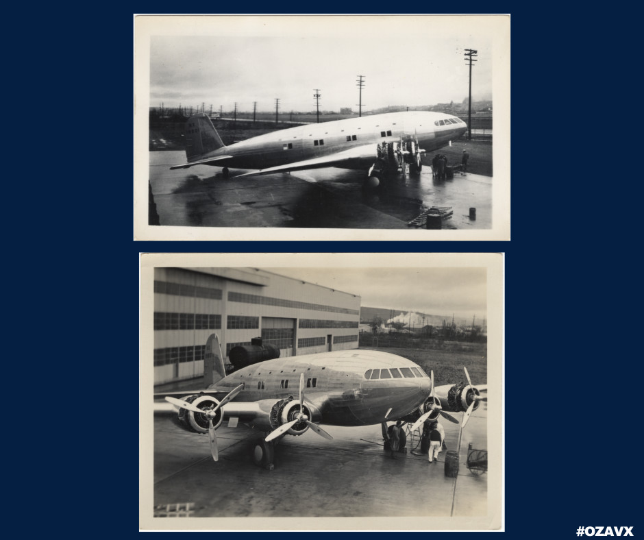 TWO - Boeing 307 Stratoliner NX19901 1939 Photos Before the Fatal Crash