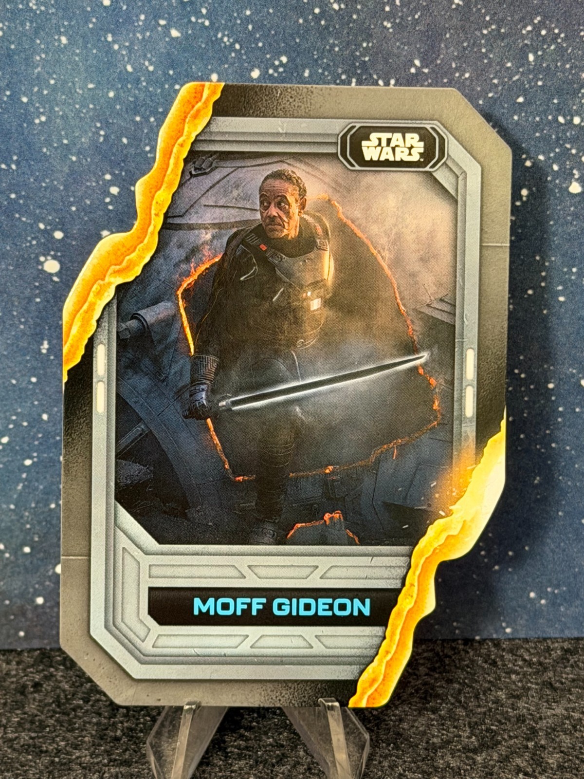 2023 Topps Star Wars Flagship Lightsaber Stylings #LS-17 Moff Gideon 💎