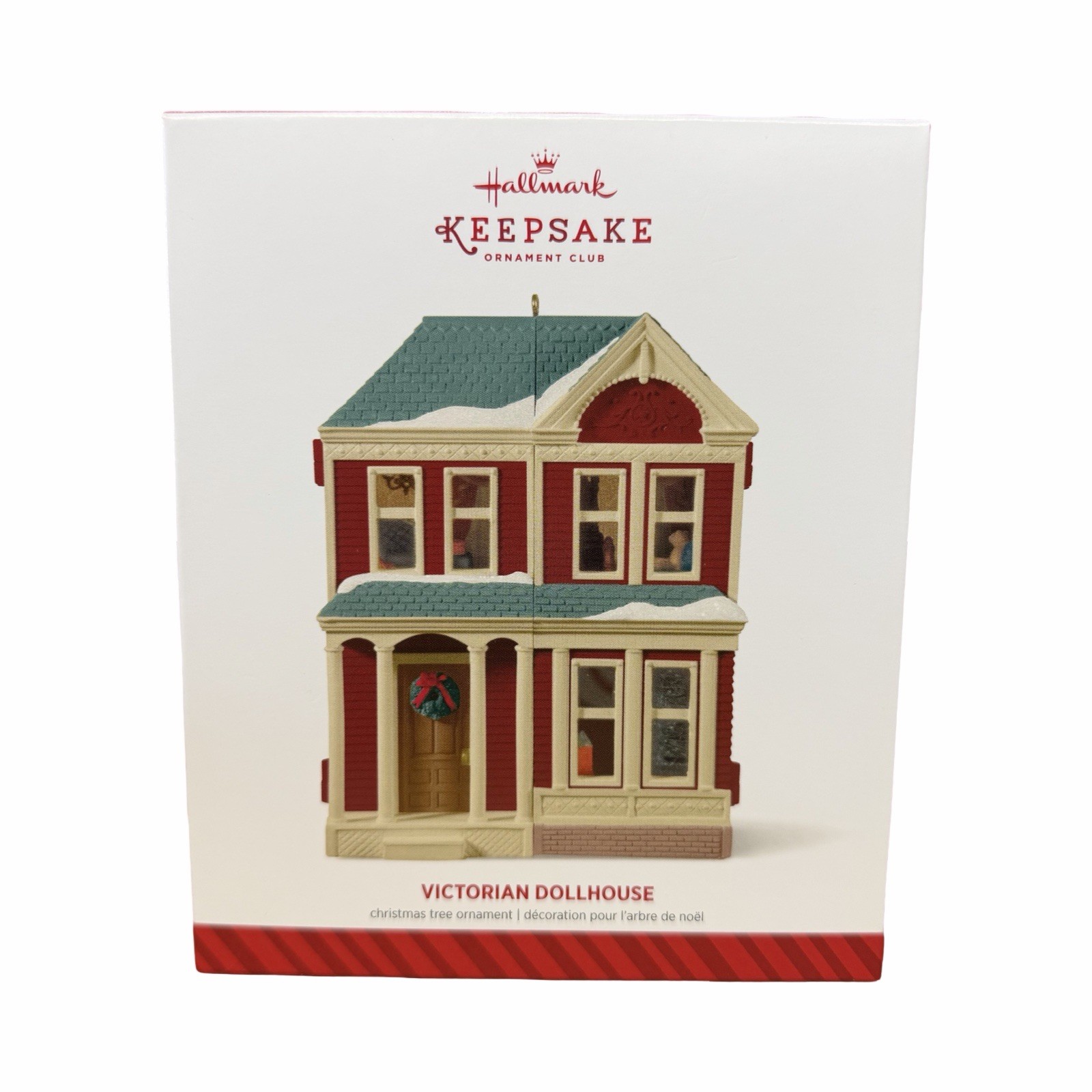 2014 Hallmark Victorian Dollhouse Ornament - Repaint - Member Exclusive