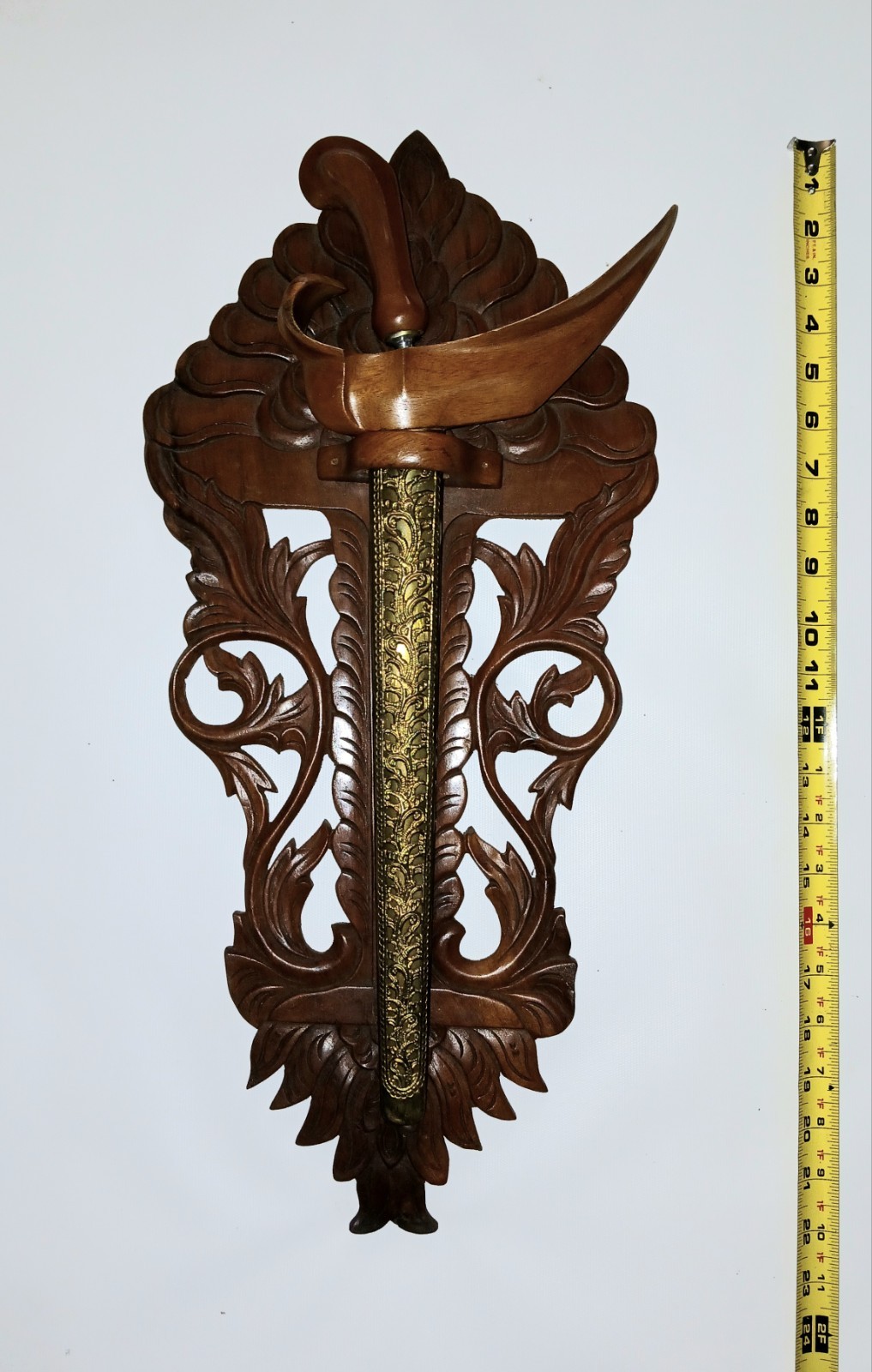 Antique Silat Kris Sword Indonesian Knife Dagger Sheath Java Serak