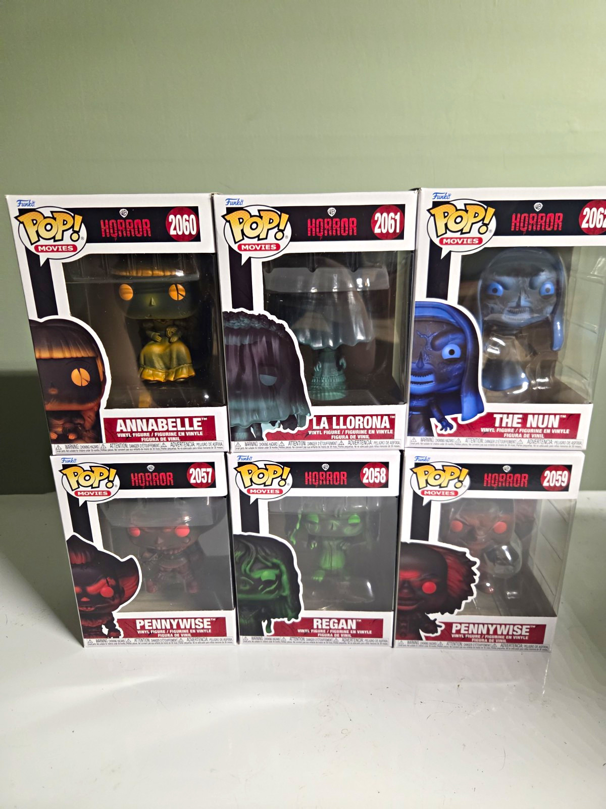 Funko Pop Movies Horror Vinyl Figure Mixed Lot 6 Boxed Original Unopened