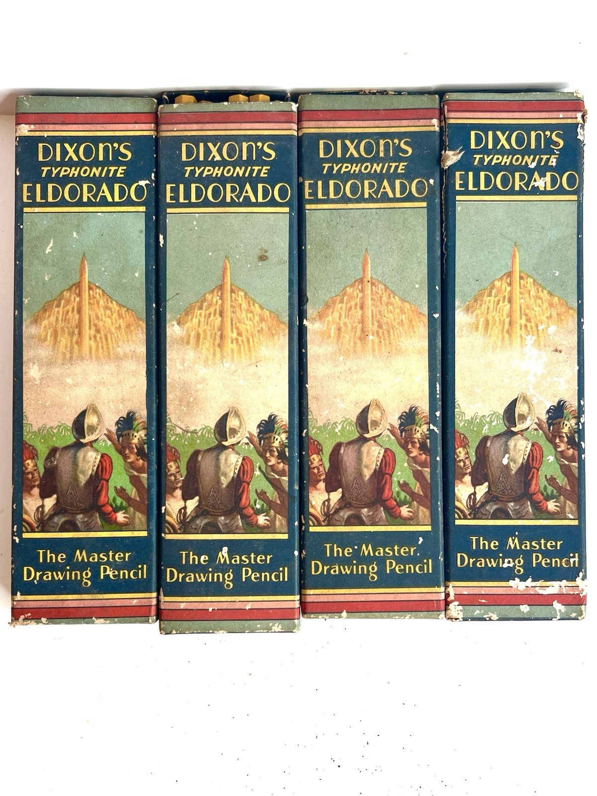 Vintage Dixon Typhonite Eldorado HB Drawing Pencils 4 Dozen Boxes Joseph Dixon