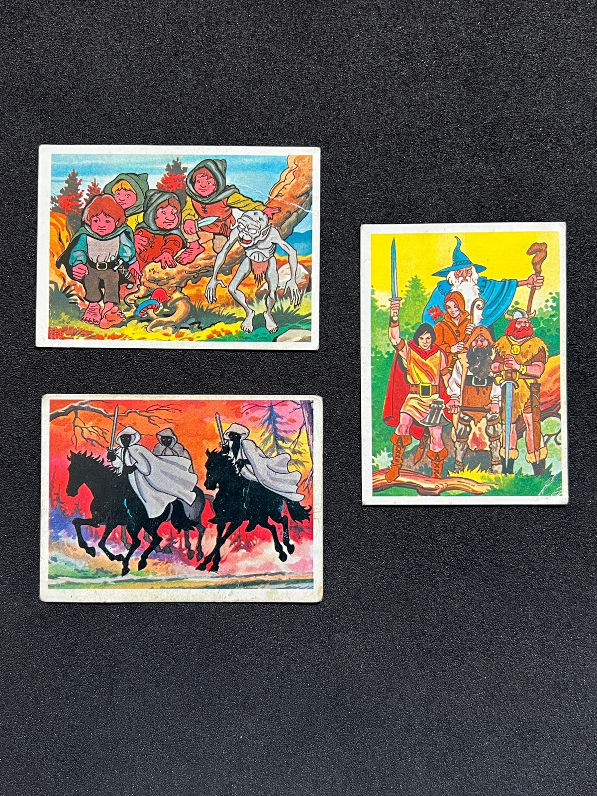 1981 The Lord Of The Rings 1978 ROOKIE Cards #176 #177 #178 Contex