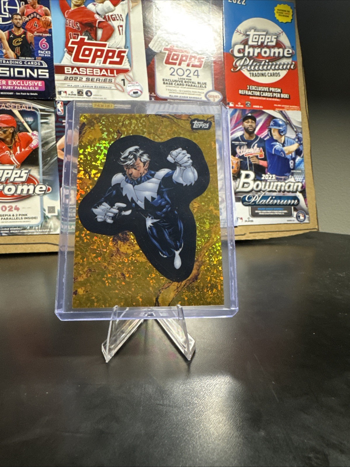 2025 Topps Marvel Comic Book Heroes Northstar Gold Diamond Refractor /199