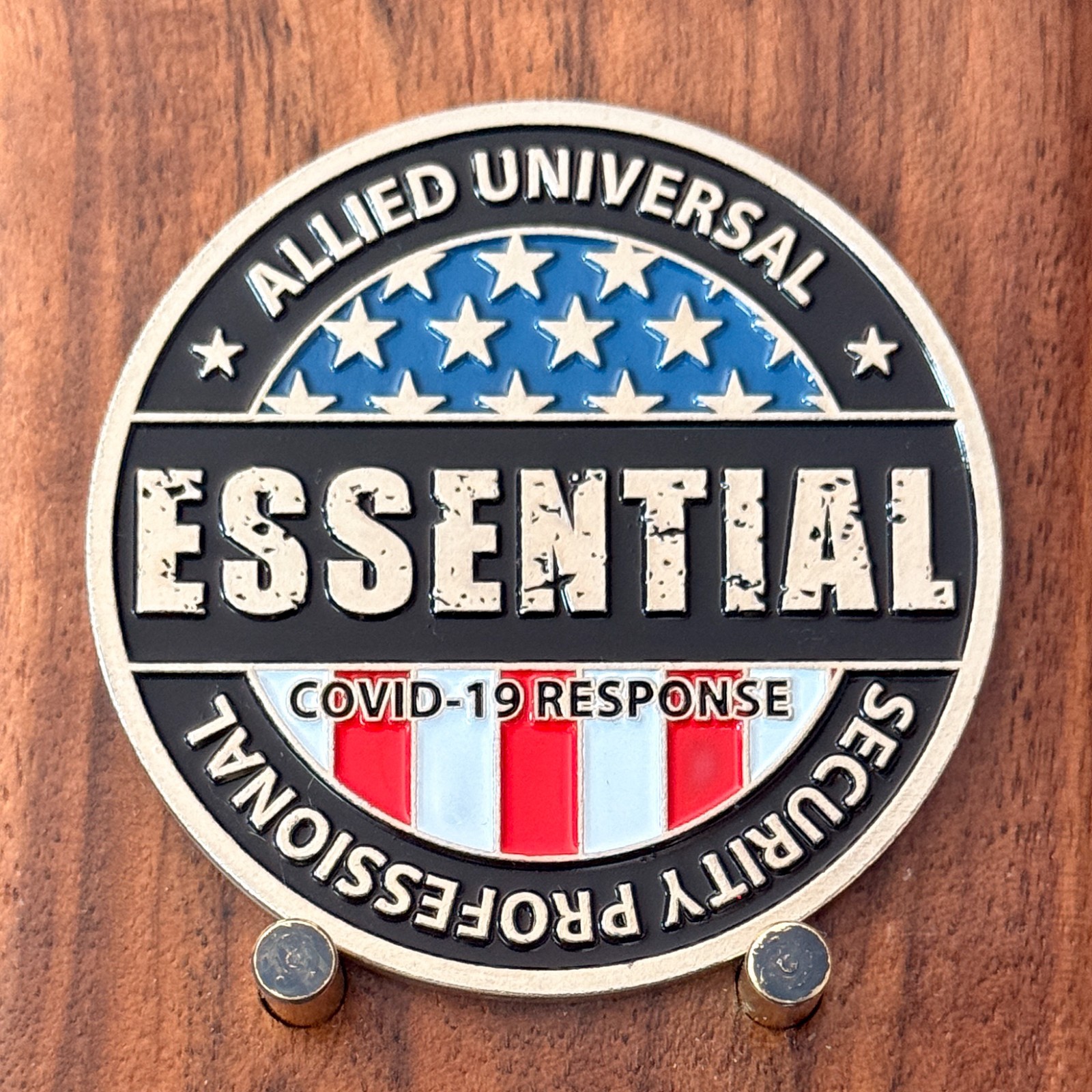 Allied Universal COVID-19 Response Double Sided Challenge Coin  M#34