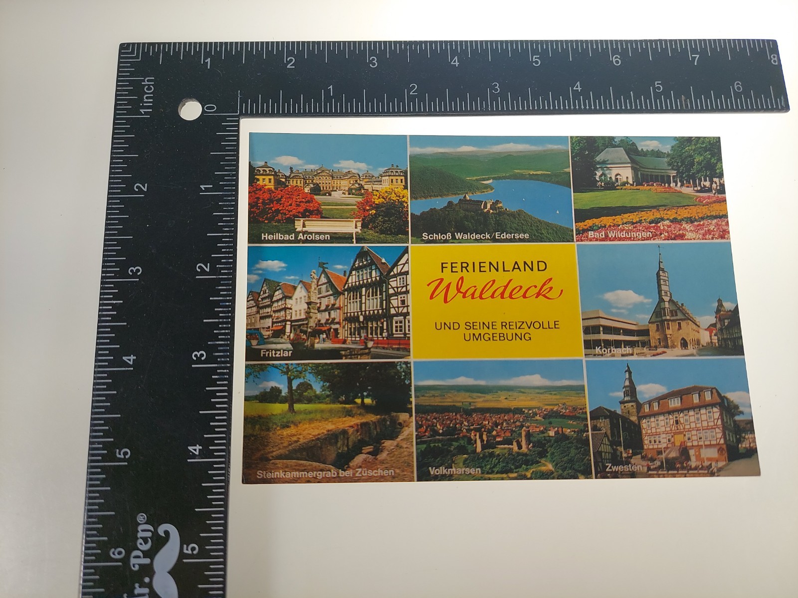 Postcard Waldeck am Edersee Waldeck Hesse Germany