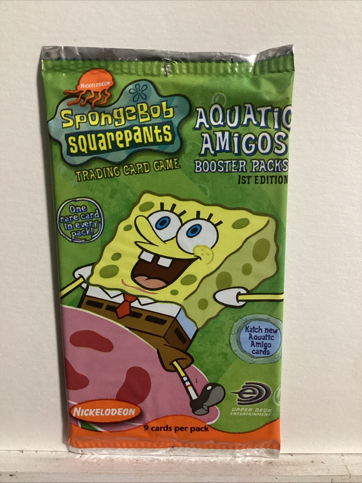 2003 Upper Deck SpongeBob SquarePants Aquatic Amigos Booster Pack 1st Edition