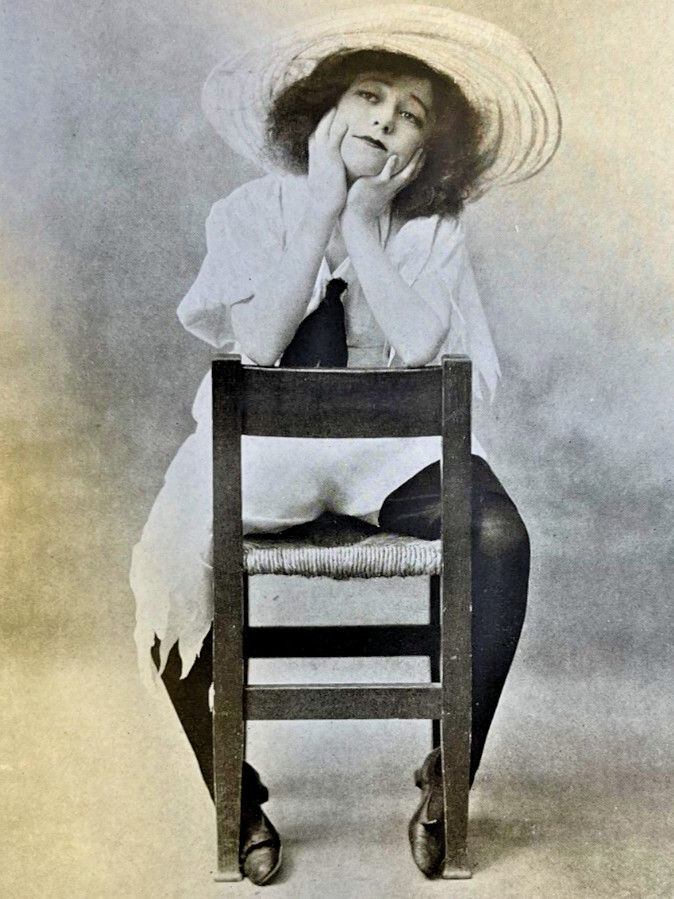 1910 Vintage Illustration Dancer Maude Fulton