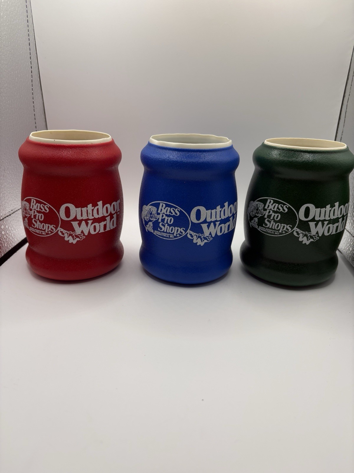 Vintage 80’s 90’s Bass Pro Shops/Outdoor World Koozie Never Used (4) Total