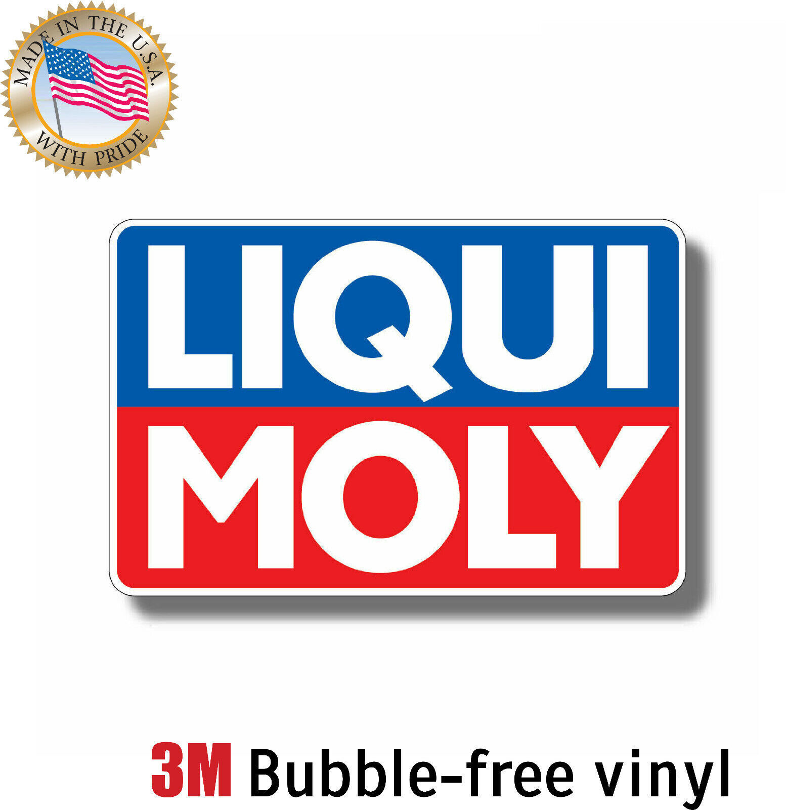Liqui Moly Gas Oil sticker Vinyl Decal |10 Sizes with TRACKING 