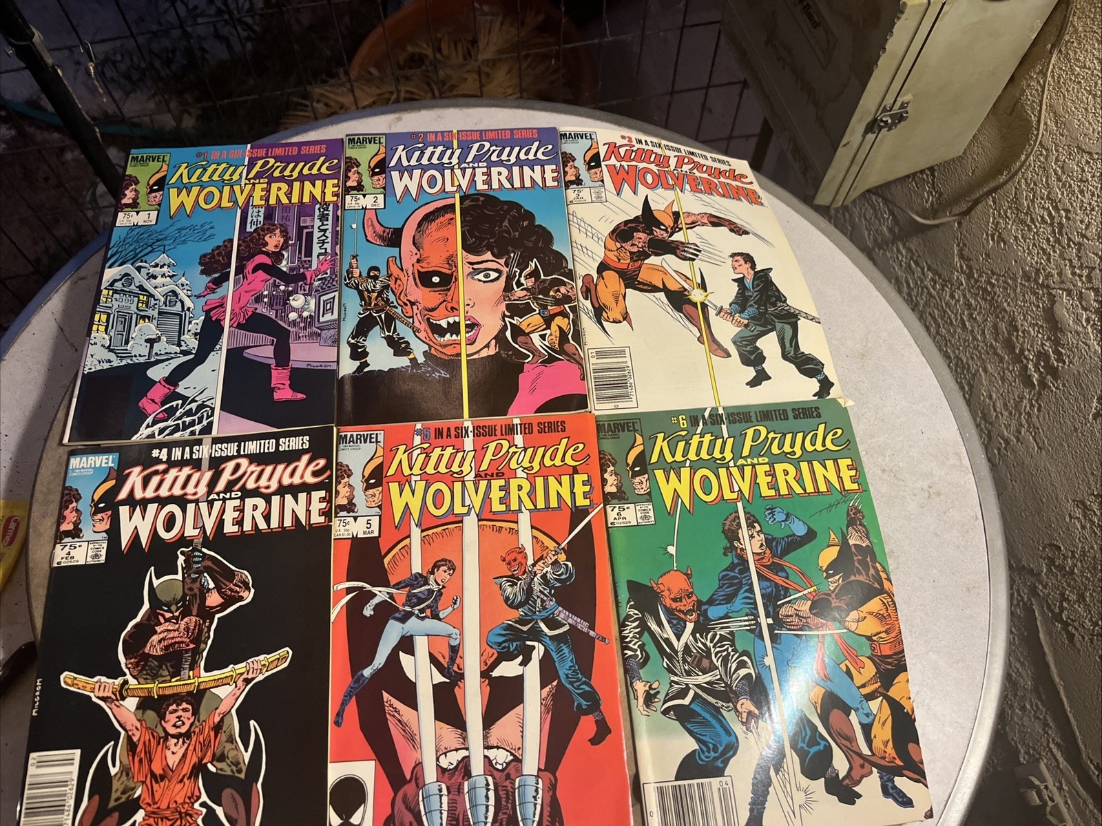 Kitty Pryde & Wolverine #1-6 Set Marvel Comic Lot - Complete Series 1984 (210)