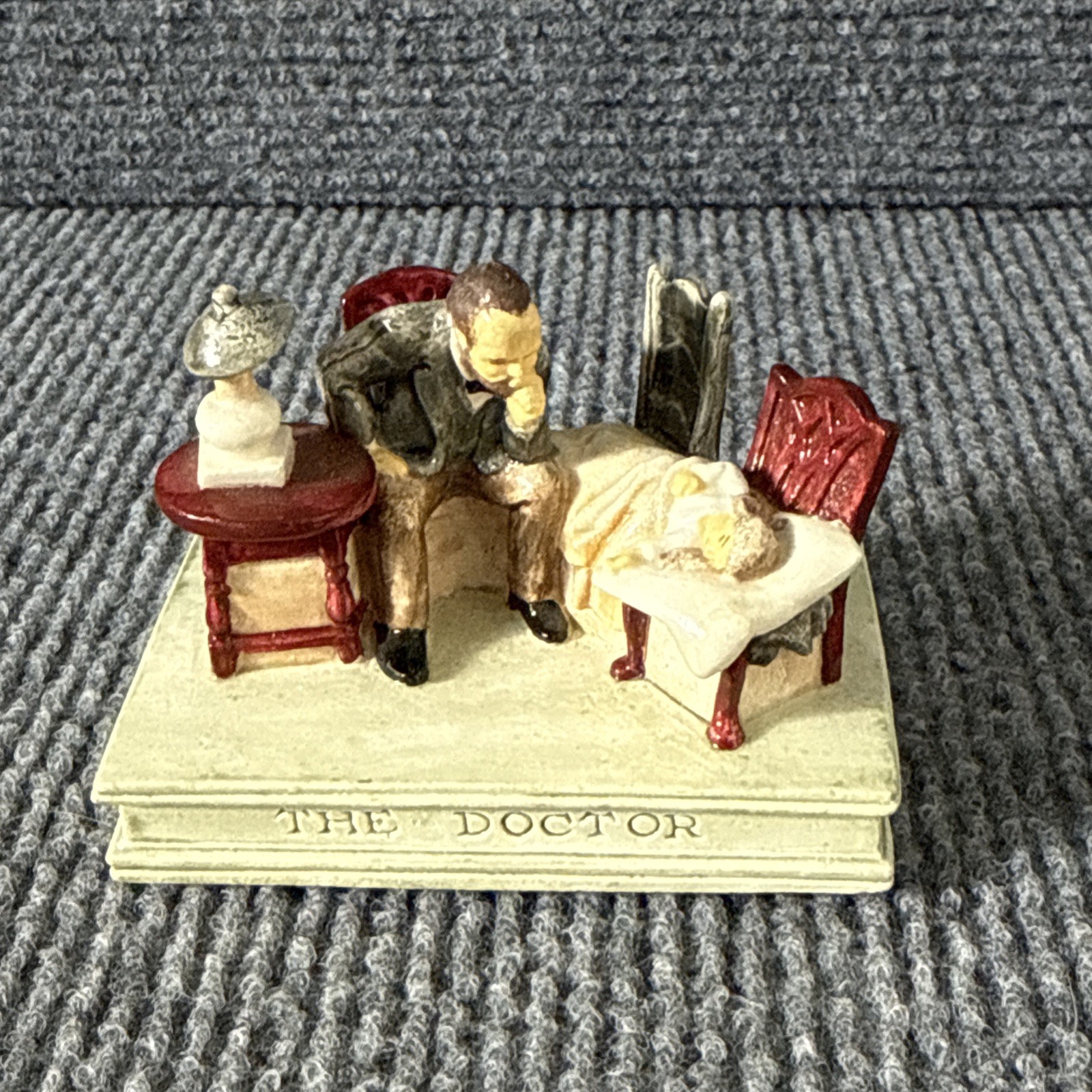Vintage Doctor Physcian Figurine by Sebastian Miniatures 1955 Sir Luke Fildes