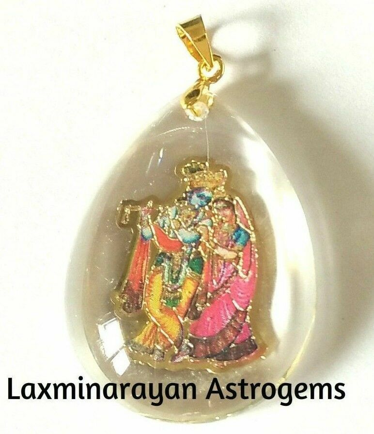 RADHA KRISHNA PENDENT SYMBOL OF PURE LOVE EXHIBITED TOTALITY OF STREAM OF LOVE