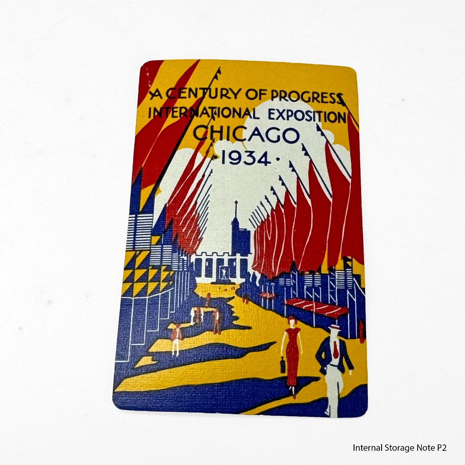 1934 Chicago Century of Progress World\'s Fair Joker Playing Card Popeye The