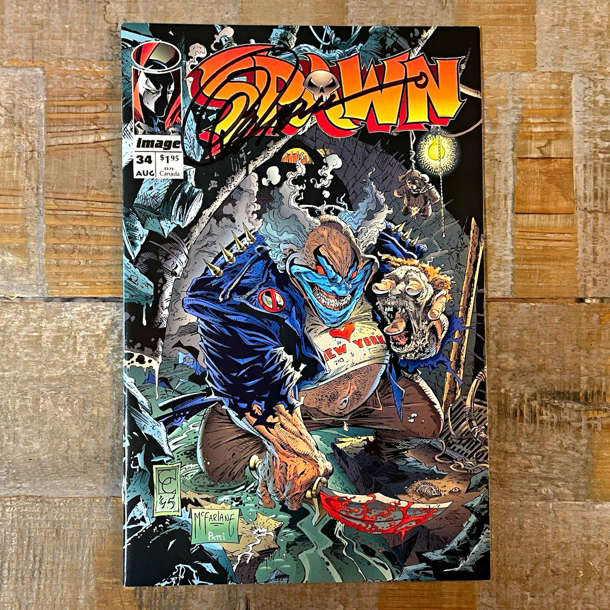 Spawn #34 **SIGNED** by Greg Capullo cover artist **High Grade** NM-/NM