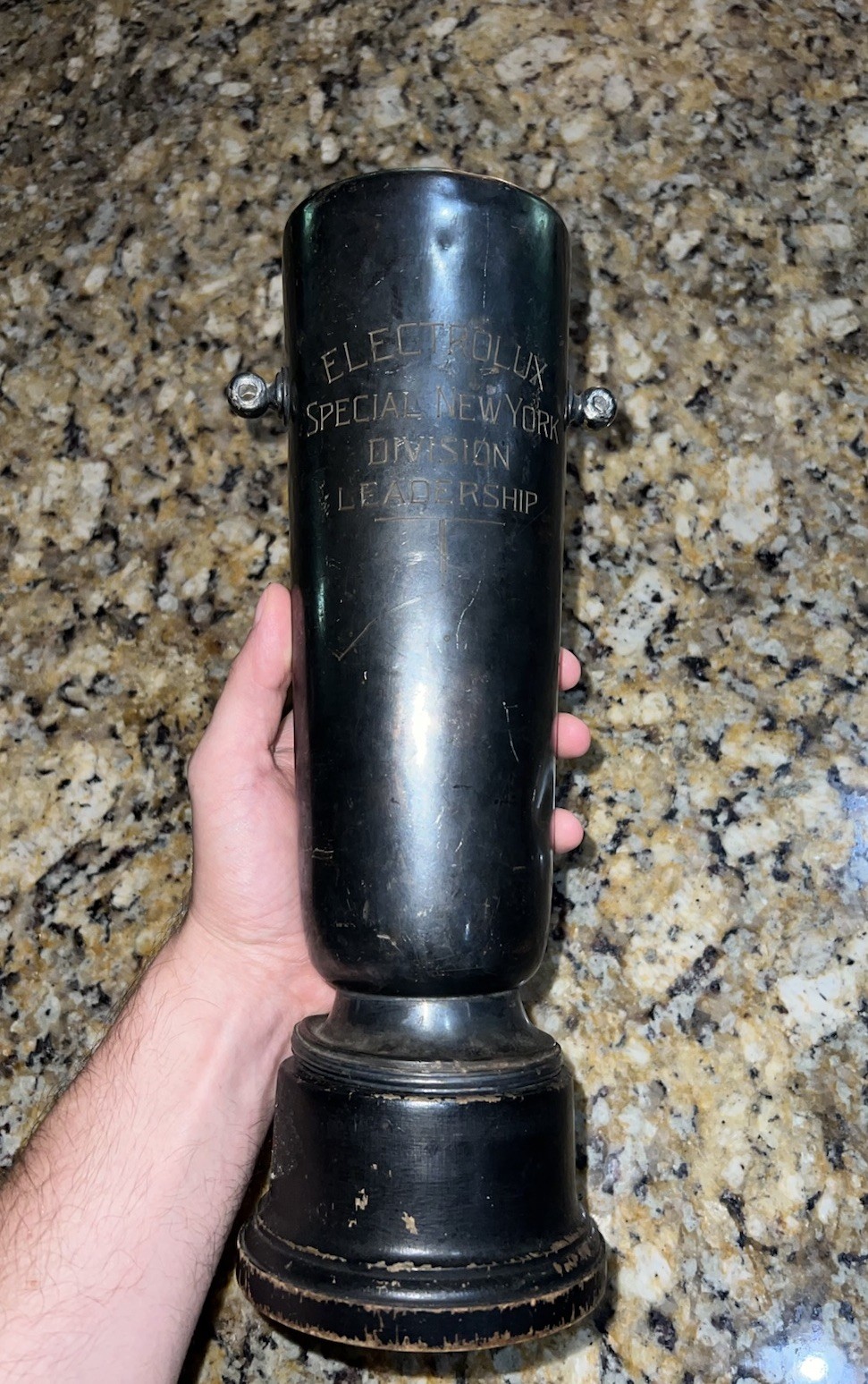 Vintage 1939 Electrolux Sales Trophy Award Columbia Store Display Engine Piston