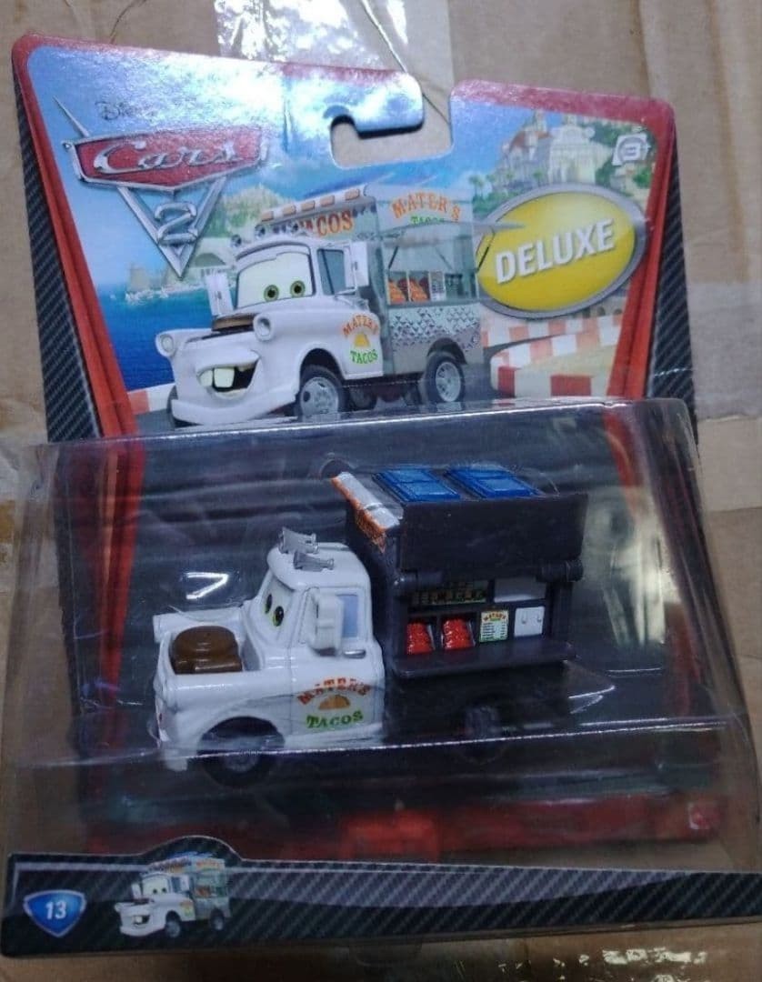 Mattel Cars Taco Truck Mater Disney Pixar Toy Vehicle Unopened Box Damage