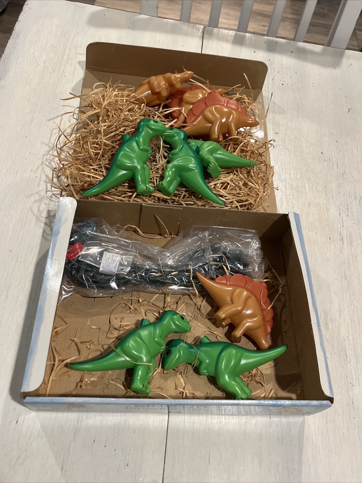 Vintage Dino Lites Dinosaur Light Set Blow Mold?  Primal Lite 1992 Sue Scott