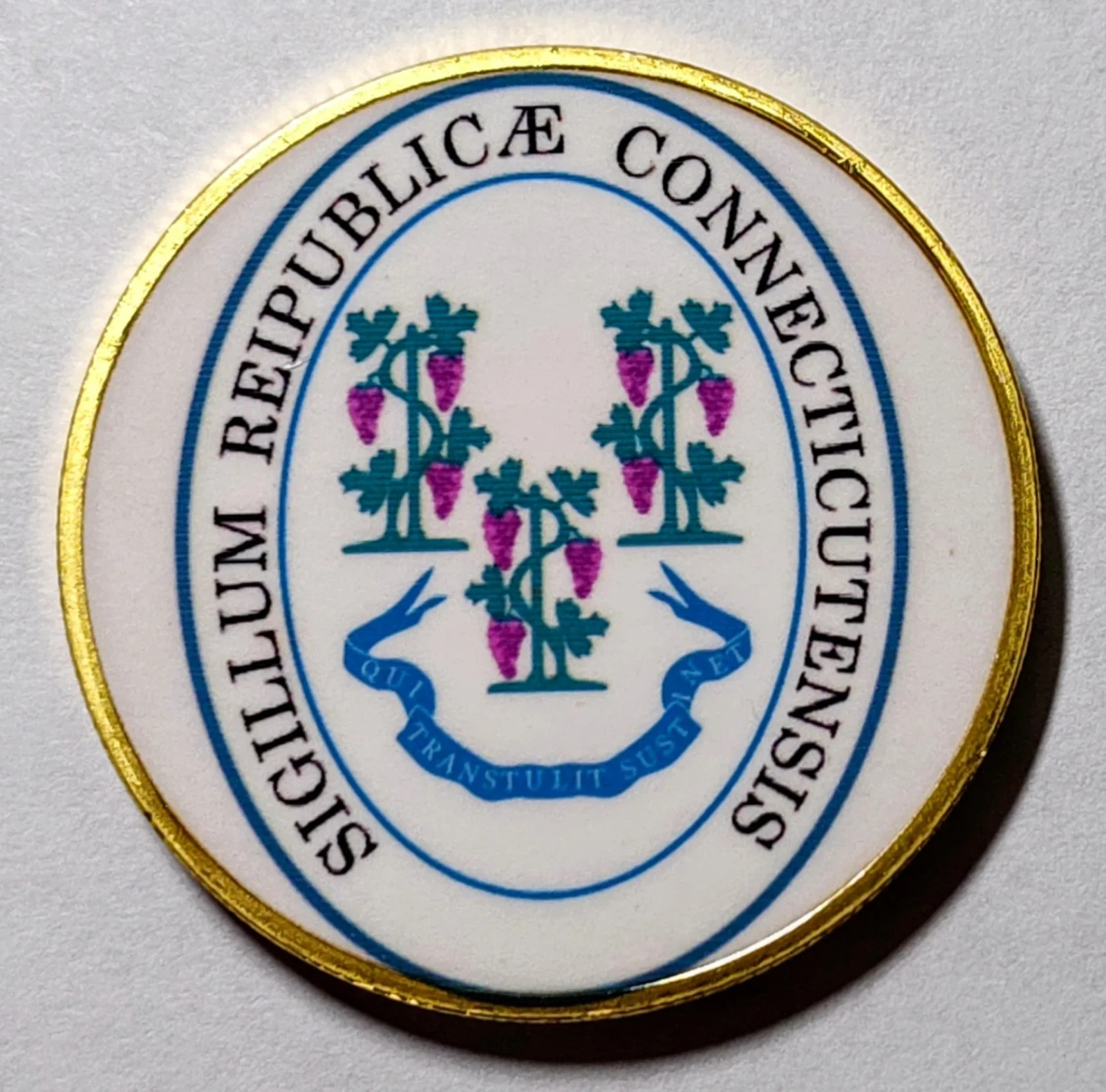 Connecticut State Seal Challenge Coin