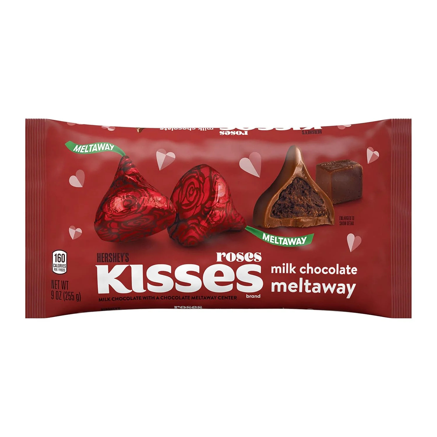 HERSHEY'S Milk Chocolate Meltaway, Valentine's Day Candy Bag, 9 oz
