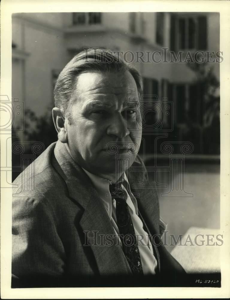 1938 Press Photo Wallace Beery, Hollywood actor - lrx71073