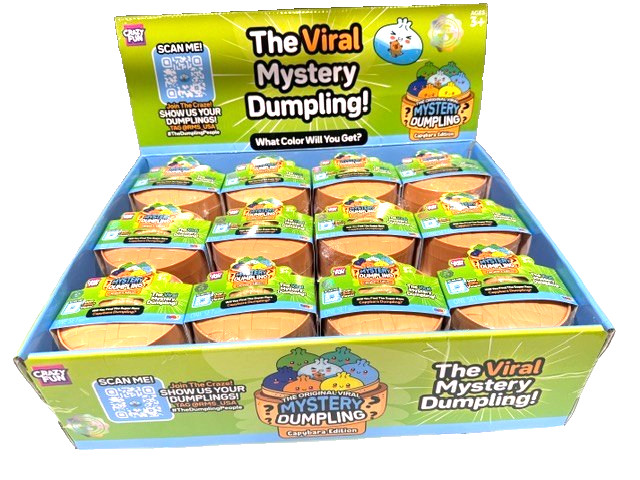 Crazy Fun RMS FULL CASE of 24 Viral Mystery Dumpling CAPYBARA- Just Released
