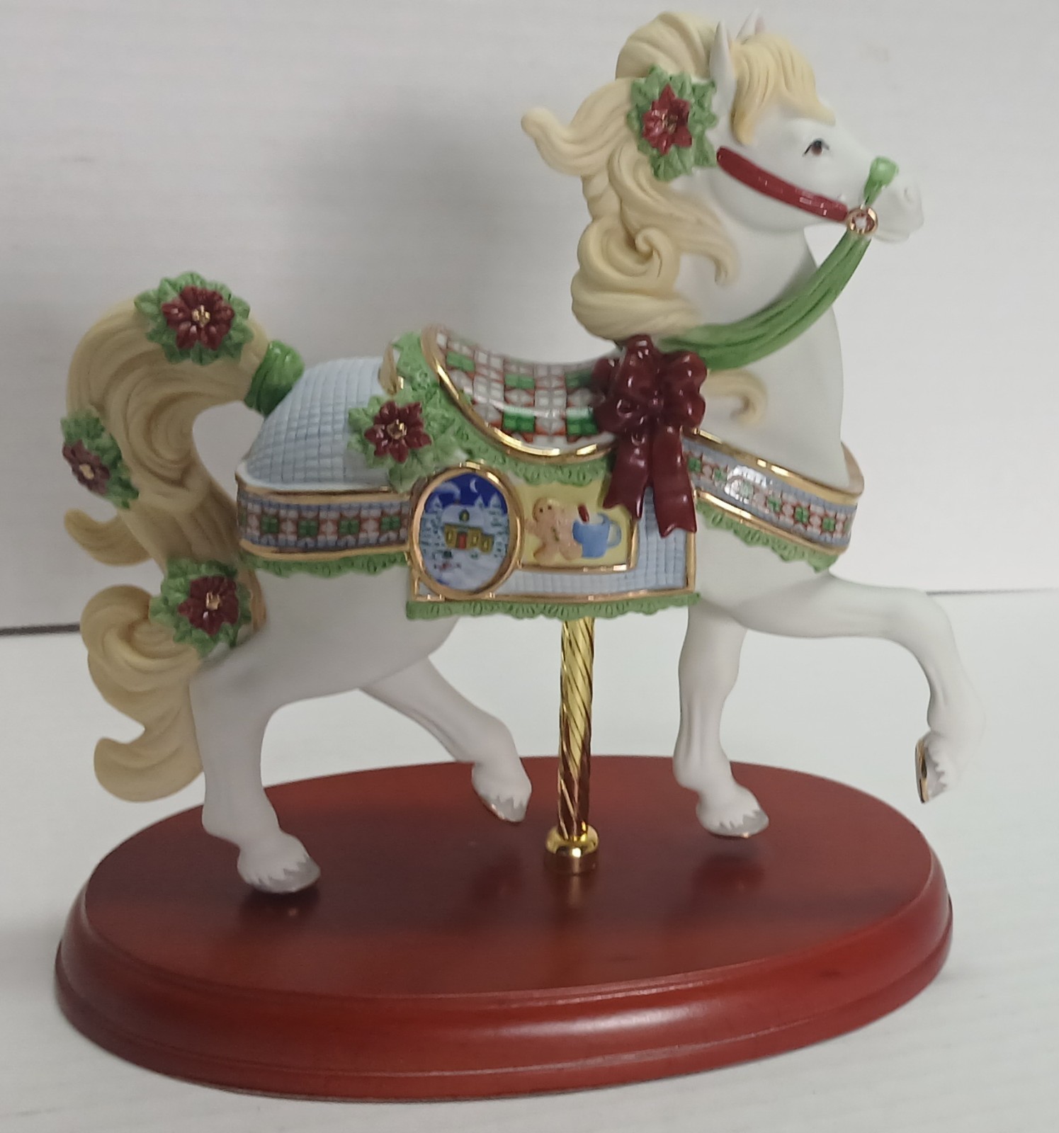 Lenox 2014 Christmas Carousel Horse Limited Edition Porcelain Figurine HandPaint