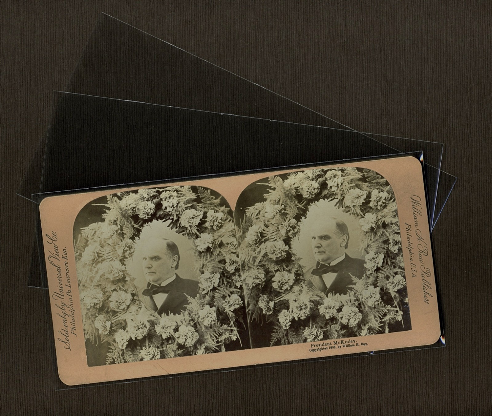 100 Stereoview Photo Sleeves Pack/Lot Clear Poly Archival Safe