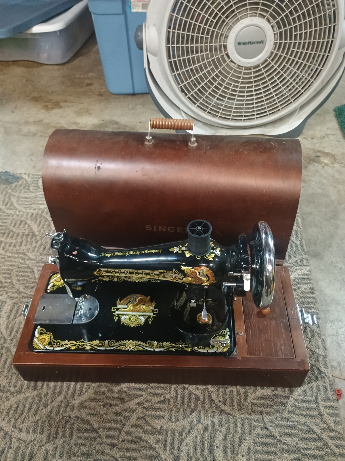 Beautiful Singer Egyptian Sewing Machine.
