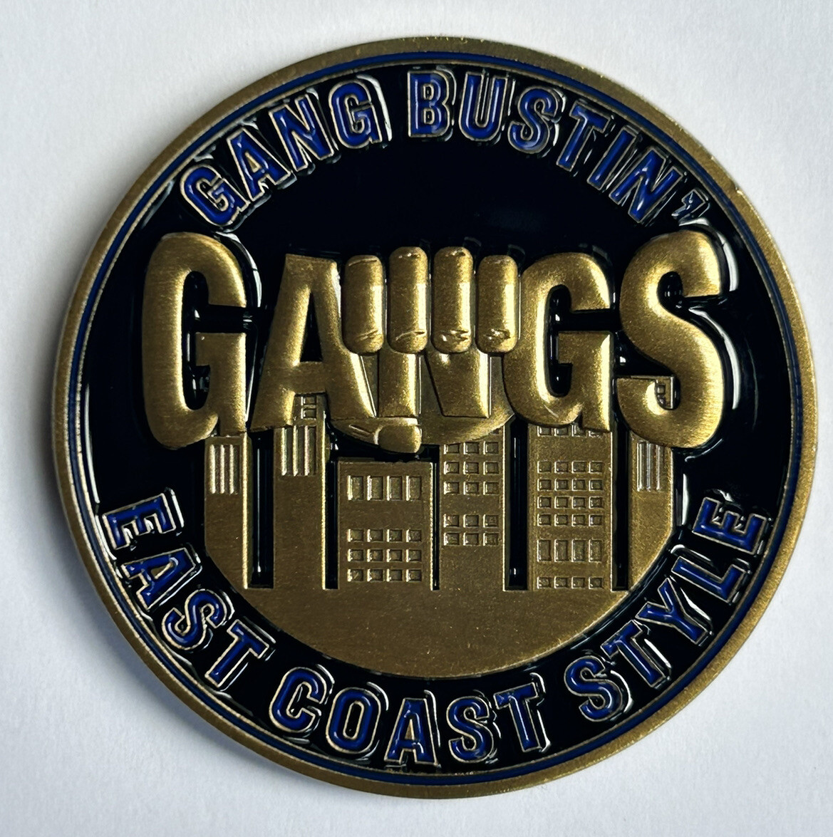 Law Enforcement & Police East Coast Gang Investigators Challenge Coin