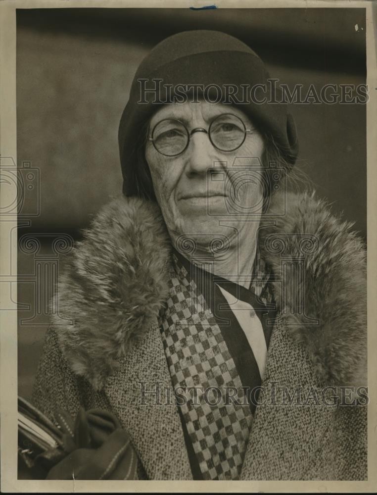 1933 Press Photo Mrs. William wearing a glass - nex10552