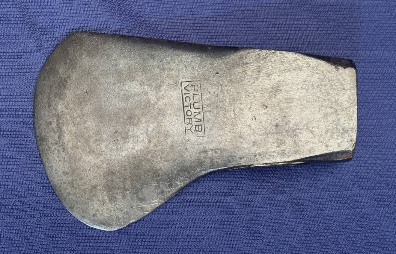 Nice Vintage Plumb Victory National Pattern Single Bit Hatchet Head Made in USA
