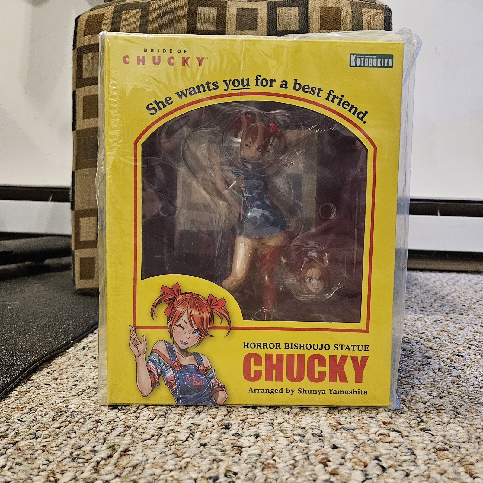 Kotobukiya HORROR BISHOUJO Authentic Child’s Play Bride of Chucky Chucky Statue