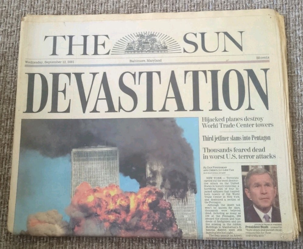 Baltimore Sun, Sept. 12, 2001: 