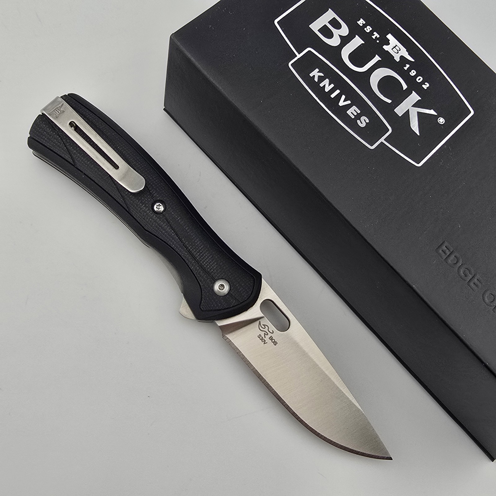 Buck Vantage Pro Small 0342BKS1-B Folding Knife S30V Black G10 Liner Lock