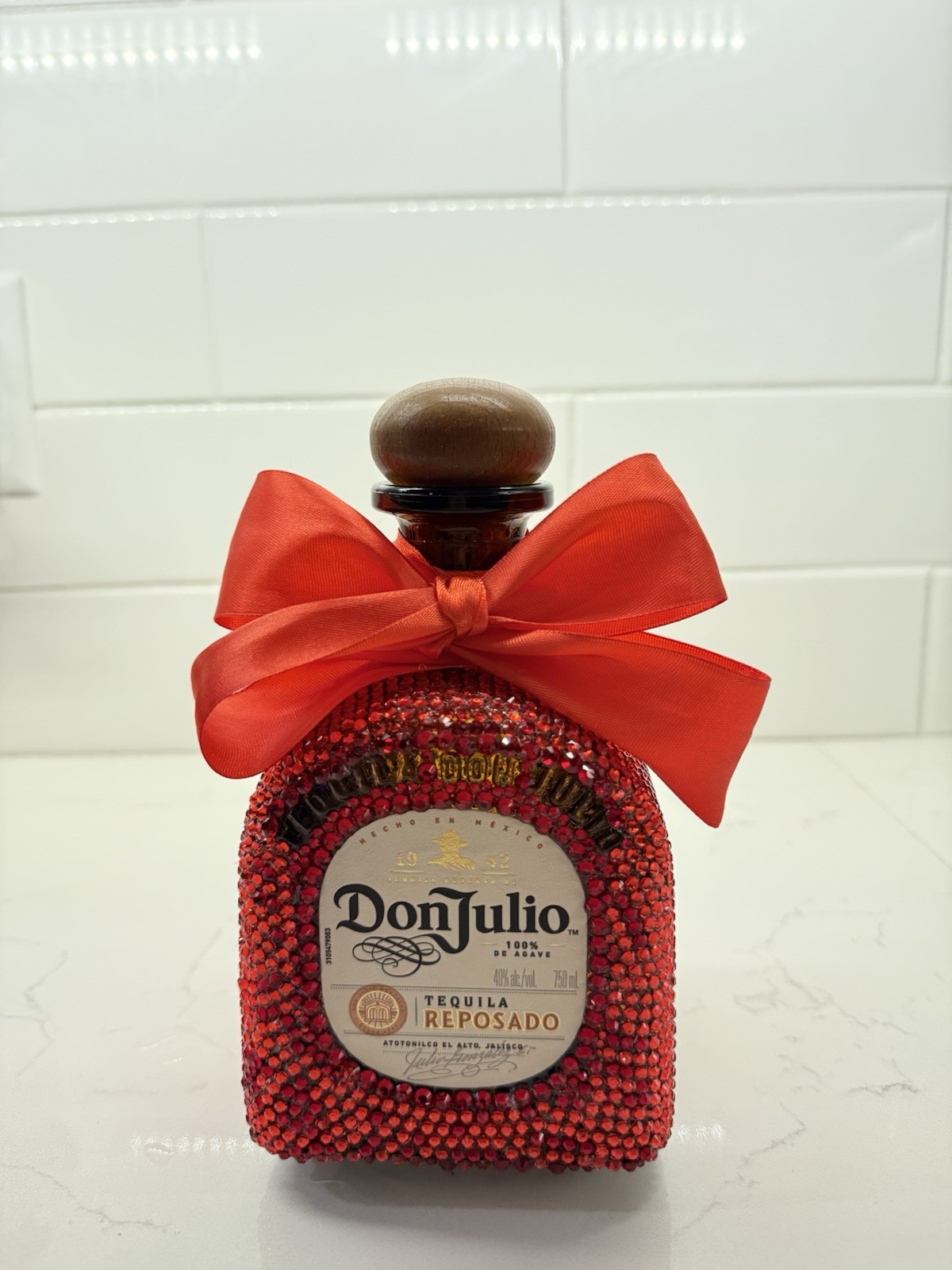Custom EMPTY bottles Alcohol Bling Bottles