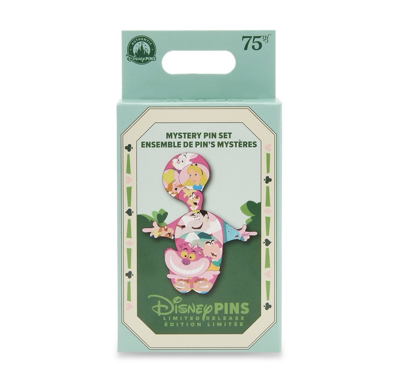 🔥ALICE IN WONDERLAND - 75TH ANNIVERSARY - Mystery Pin Blind Pack - 2 Pieces💥