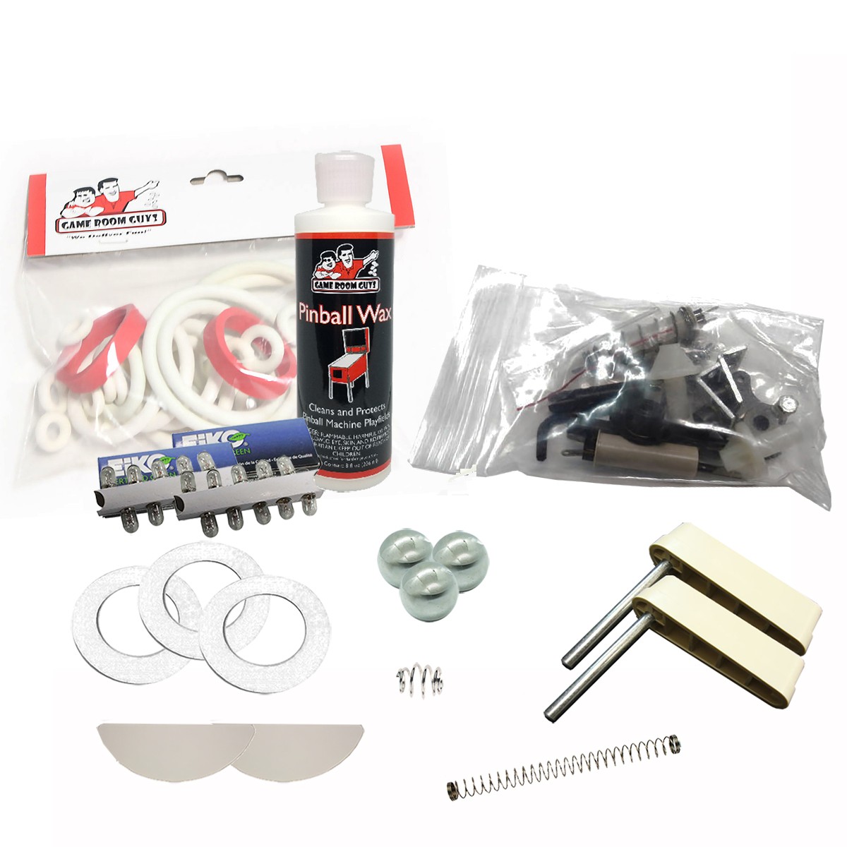 1973 Bally Monte Carlo Pinball White Premium Maintenance Kit