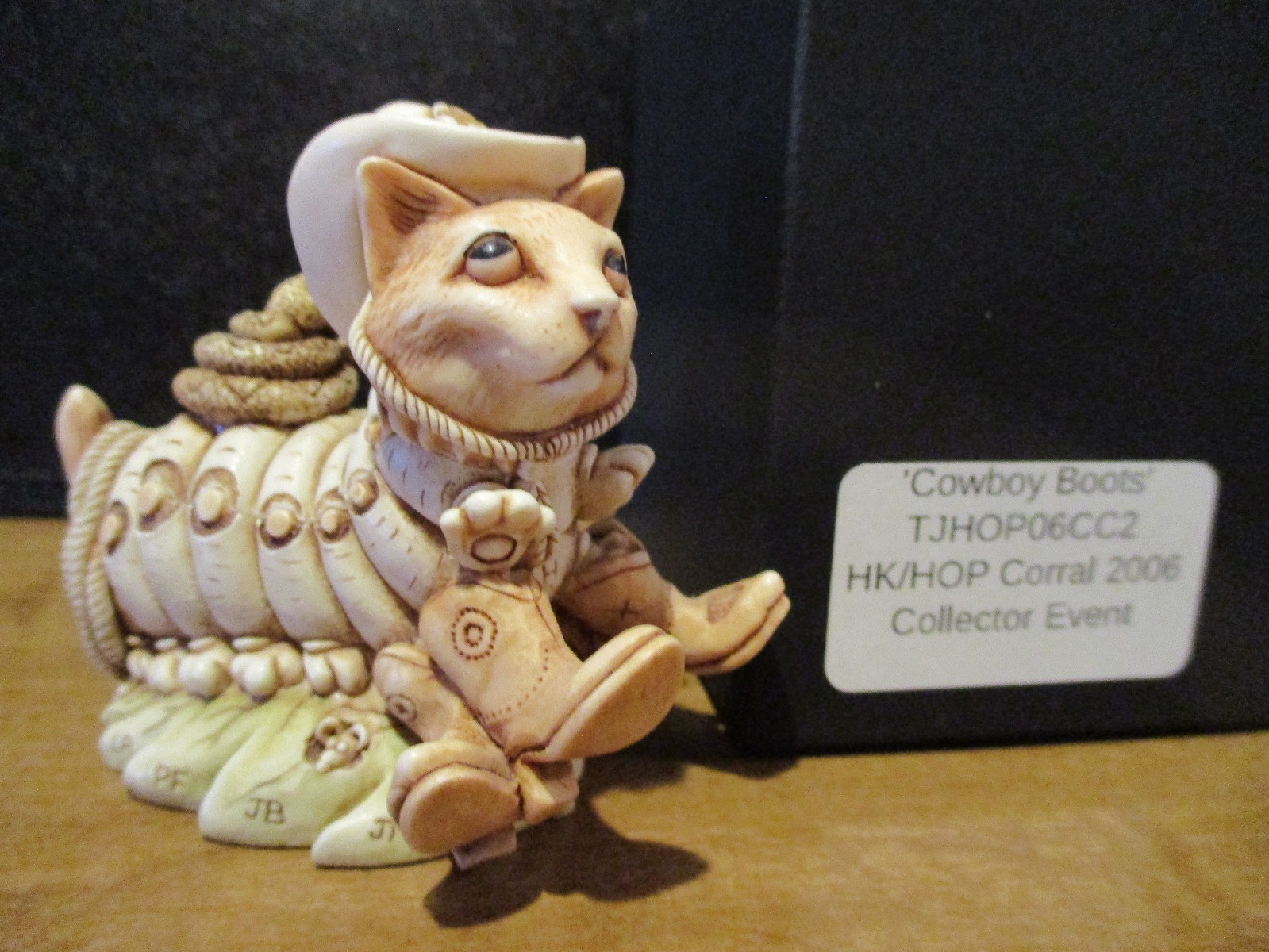 Harmony Kingdom Cowboy Boots Cat-R-Pillar Phoenix Evt Pc UK Made FE 225 SGN RARE
