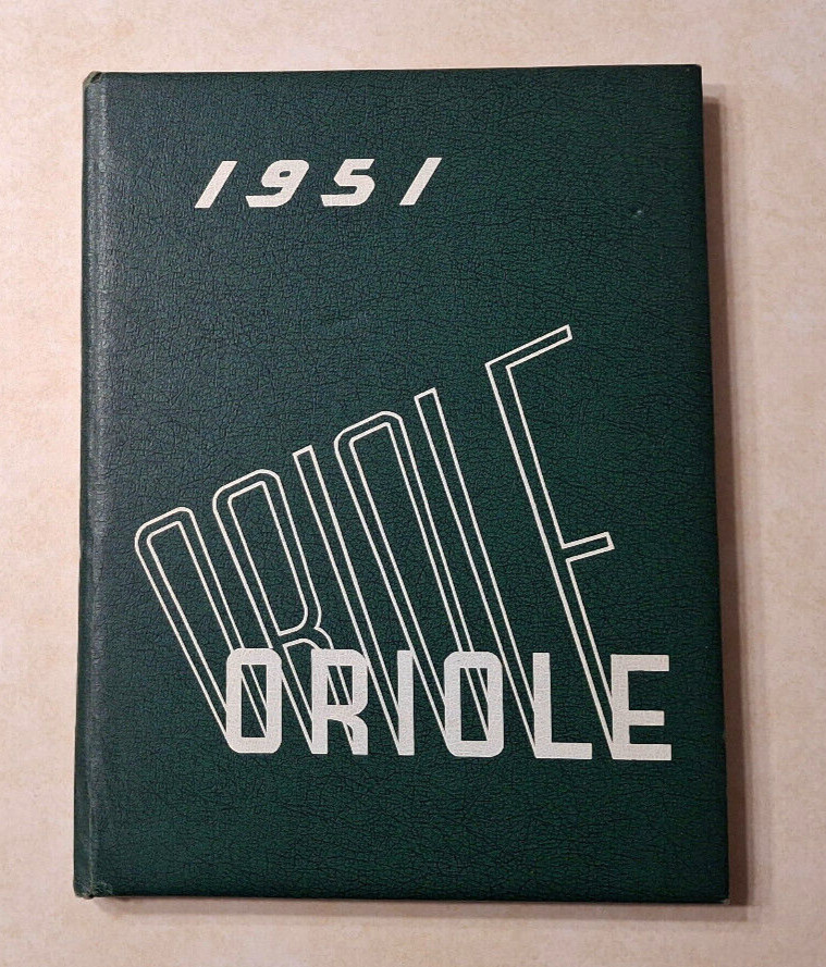 Vintage Bethlehem Central High School NY Yearbook 1951 Oriole Delmar History