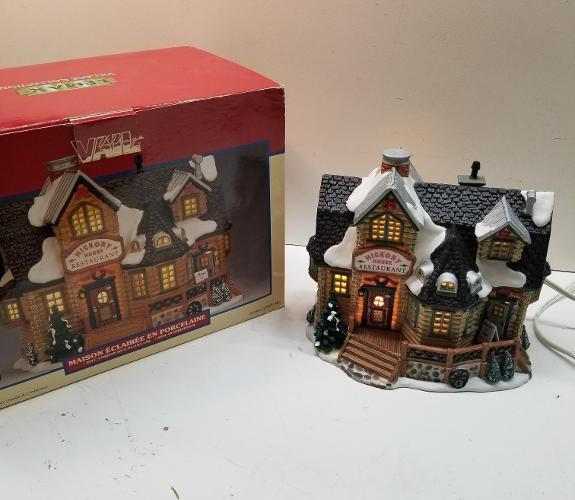 LEMAX Christmas Village Hickory House Restaurant 2003 Enchanted Forest  RARE
