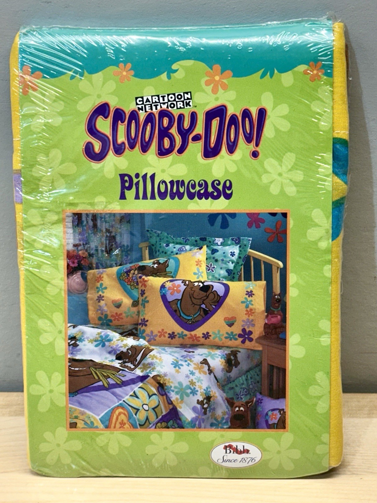 VTG 1998 Scooby Doo Double Sided Pillowcase Hanna Barbera Cartoon Network SEALED