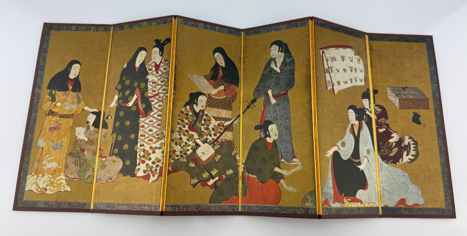 MATSU-URA Screen, National Treasure, Momoyama Period, Early 17th Century.